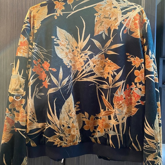 Zara Velvet Bomber Jacket - Picture 6 of 7